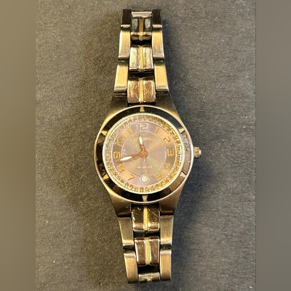 FOSSIL Ladies Bronze Fossil Watch RARE Vintage Find - Picture 3 of 5